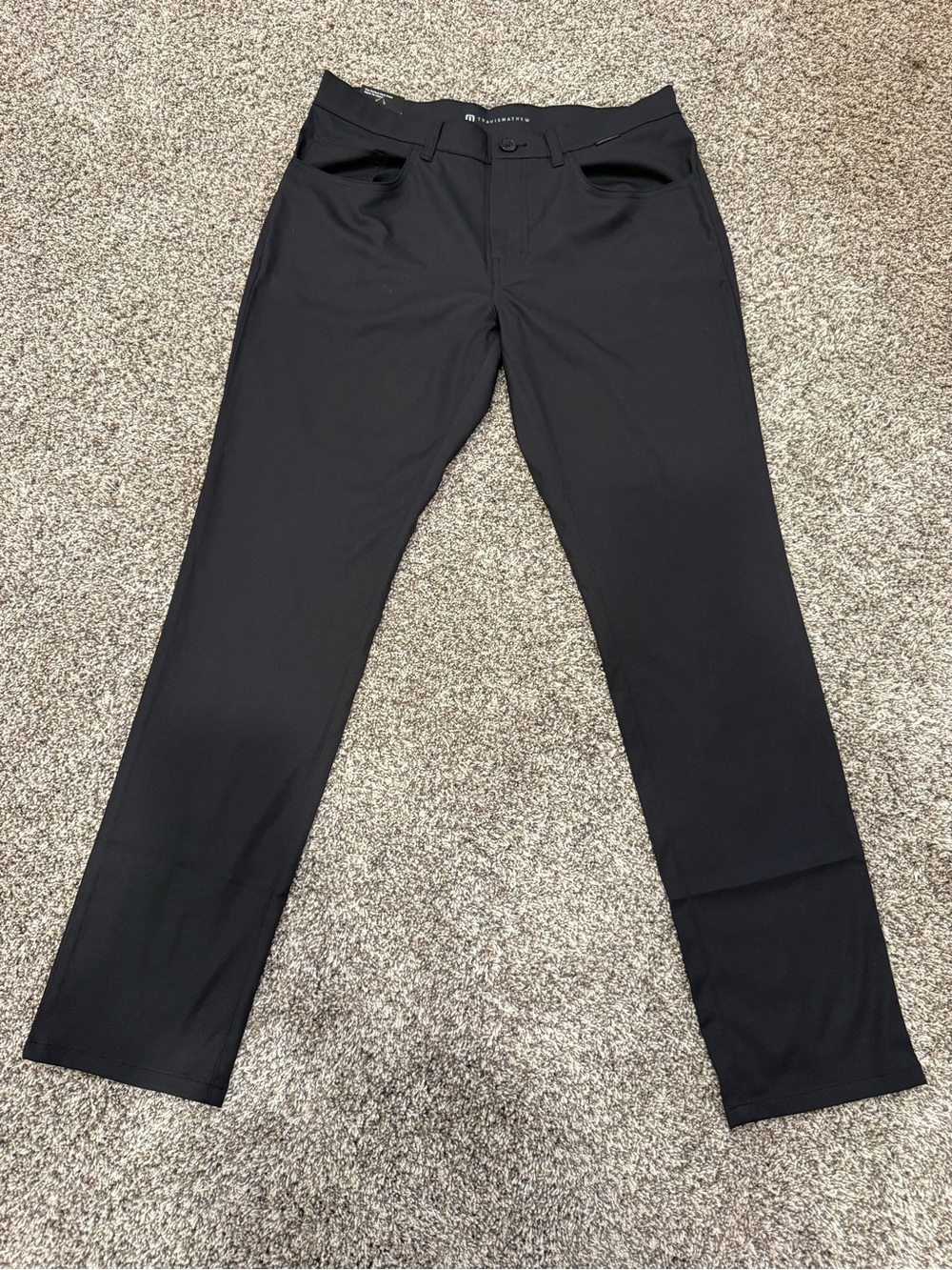 TravisMathew Black Chino Pants